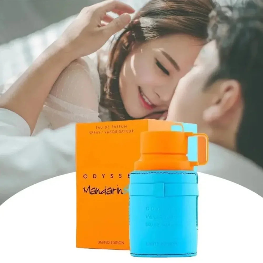 3.4 盎司/100 毫升原廠奧德賽柑橘香水高品質男士古龍水身體噴霧優質持久柑橘香味