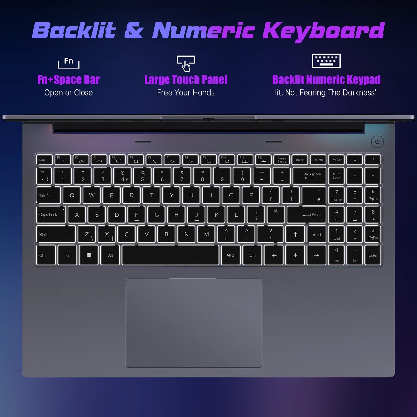 ACEMAGIC ‎RX16 AMD Ryzen 7 6800H 16.1" Ultra Slim 4400MAH Laptop 16GB LPDDR5 RAM 512GB ROM Windows 11Pro BT5.2 Wifi 6 Notebook