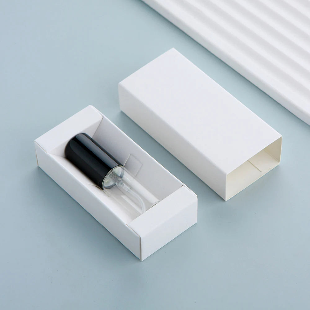 50 件/批 5ml 香水瓶配香水紙盒香水可填充霧化器噴霧瓶噴霧器定制 LOGO 另付費