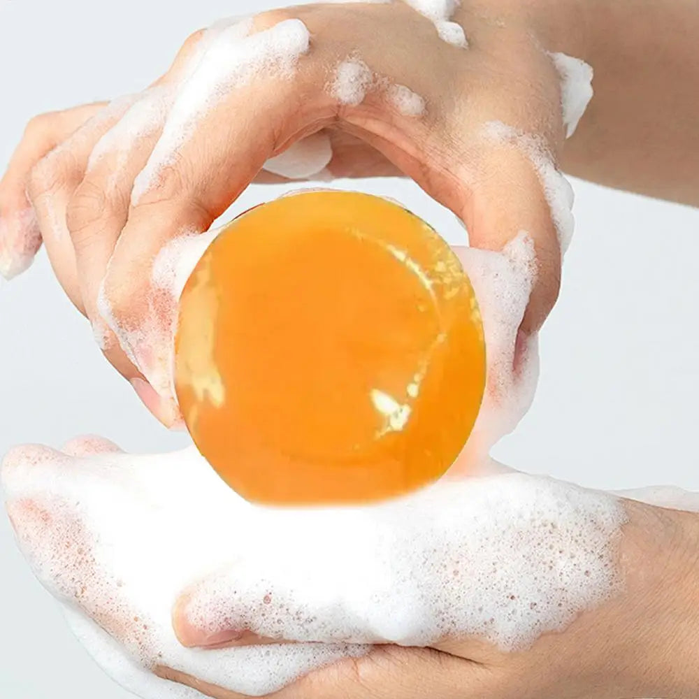 50g Face Wash Bar Soap turmeric soap bar Facial Hydrating Cleansing Face Soap Antioxidant Deep Cleansing Turmeric Soap