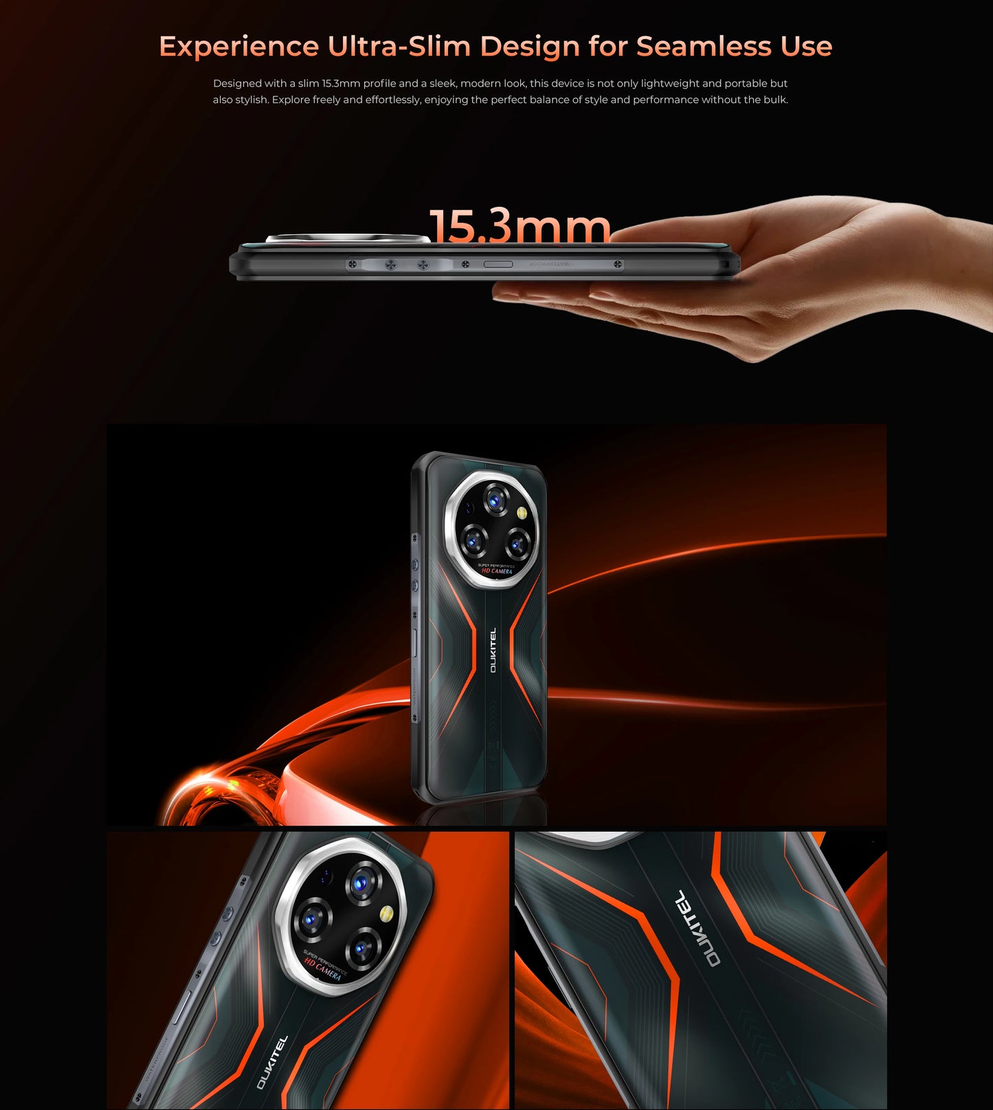 Oukitel WP55 Pro 11000mAh Rugged Smartphone 5G 11000mAh 48GB+512GB Andiron 15 64MP 33W Fast Charging NFC Cell Phone