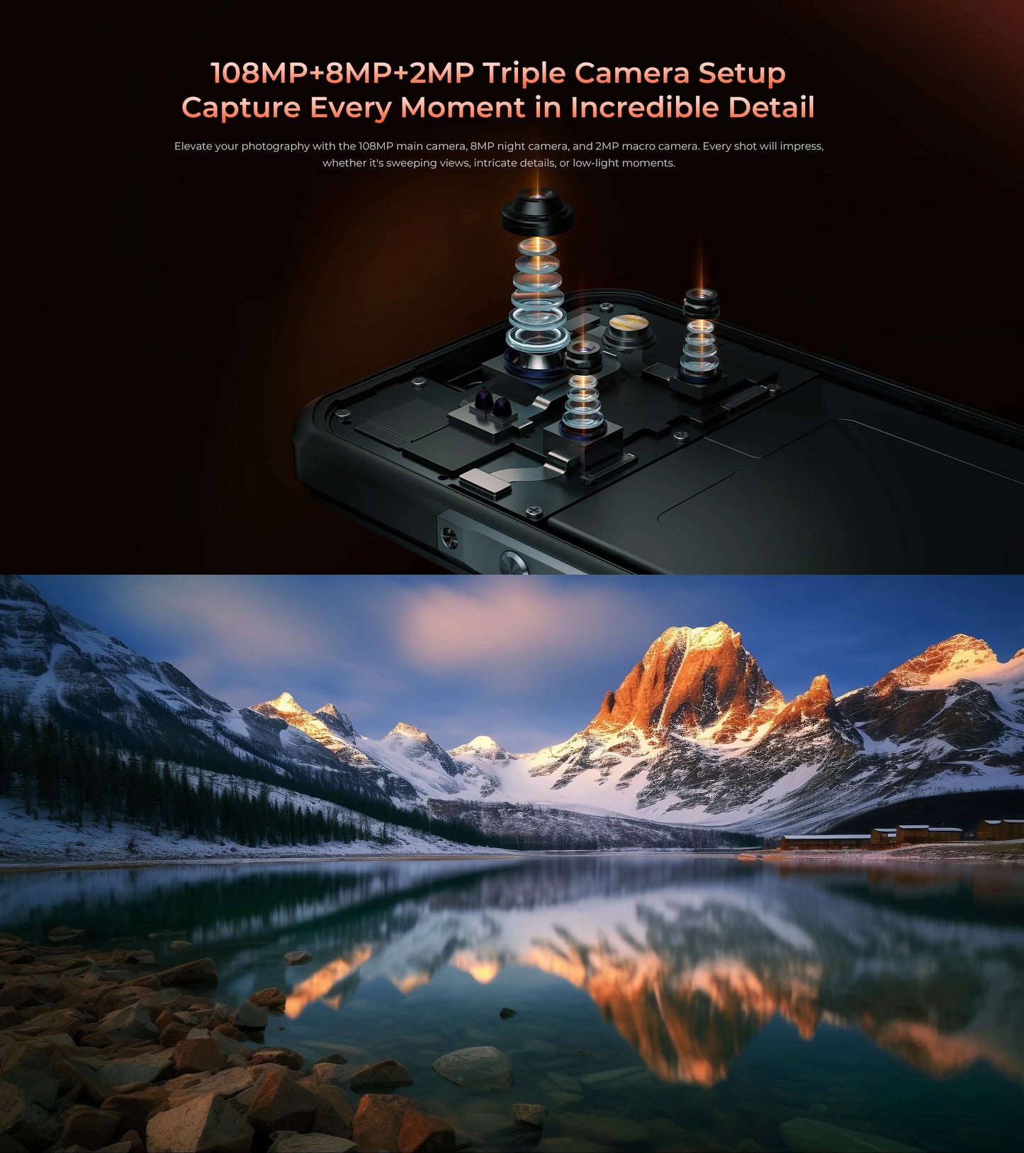 Oukitel WP55 Pro 11000mAh Rugged Smartphone 5G 11000mAh 48GB+512GB Andiron 15 64MP 33W Fast Charging NFC Cell Phone