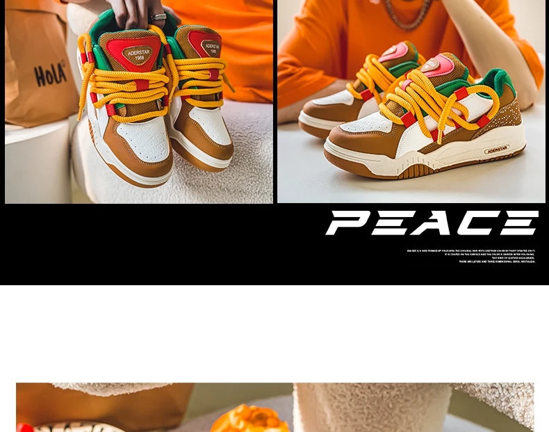 2024 Fashion Men's Casual Sneakers Platform Shoes Size 46 Comfortable Chunky Designer Skateboard Shoes for Men zapatillas hombre