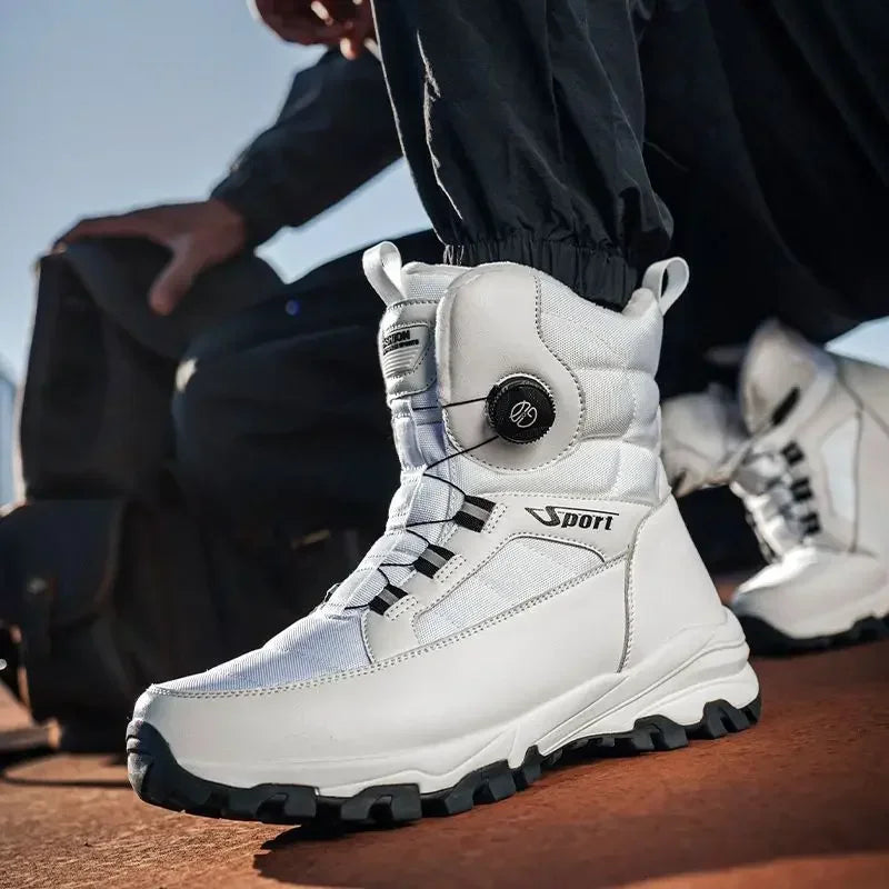 2025 Winter New Thick-soled Non-slip Comfortable Lightweight Velvet Outdoor Cotton Boots Men