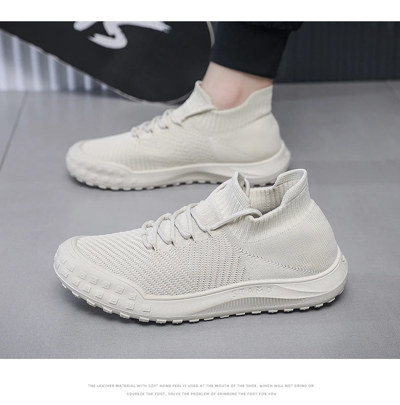 Men Casual Sneakers Summer Breathable Sport Shoes Outdoor Running Shoes male's Mesh Light Comfort Athletic Jogging Walking Shoes