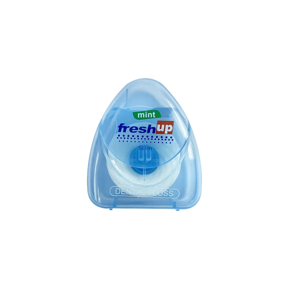 Portable Dental Floss Teeth Clean Oral Care Tooth Cleaner Teeth Gap Cleaning Polymer 50M Clean Wire Mint Toothpick Cleaning