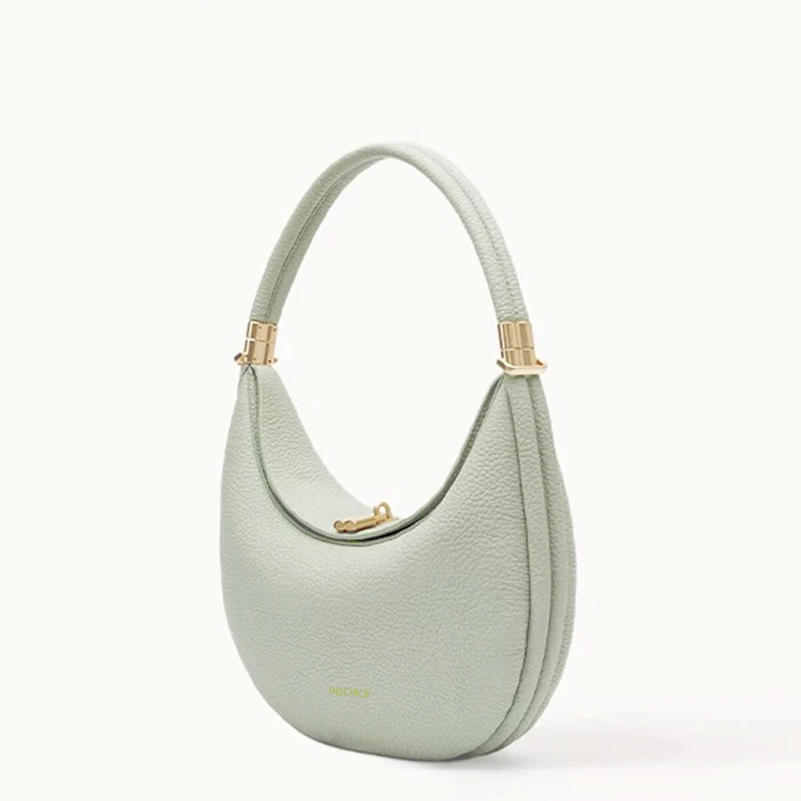 Fresh and casual versatile pine crescent bag, fashionable and luxurious one shoulder armpit bag