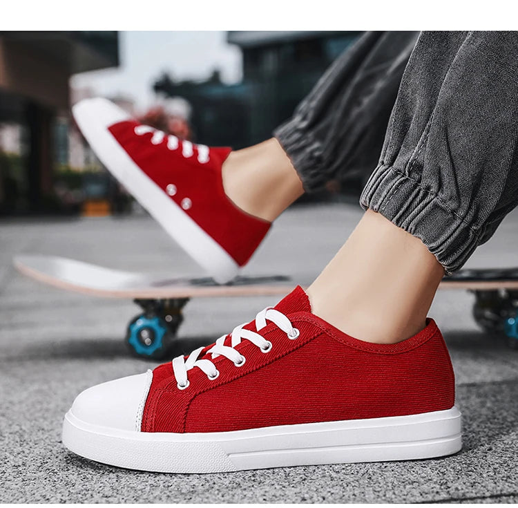 Men Canvas Sneakers Comfort Outdoor Walking Footwear Flat Casual skateboard Sports Shoes Skate Shoes Zapatos Hombe 2023