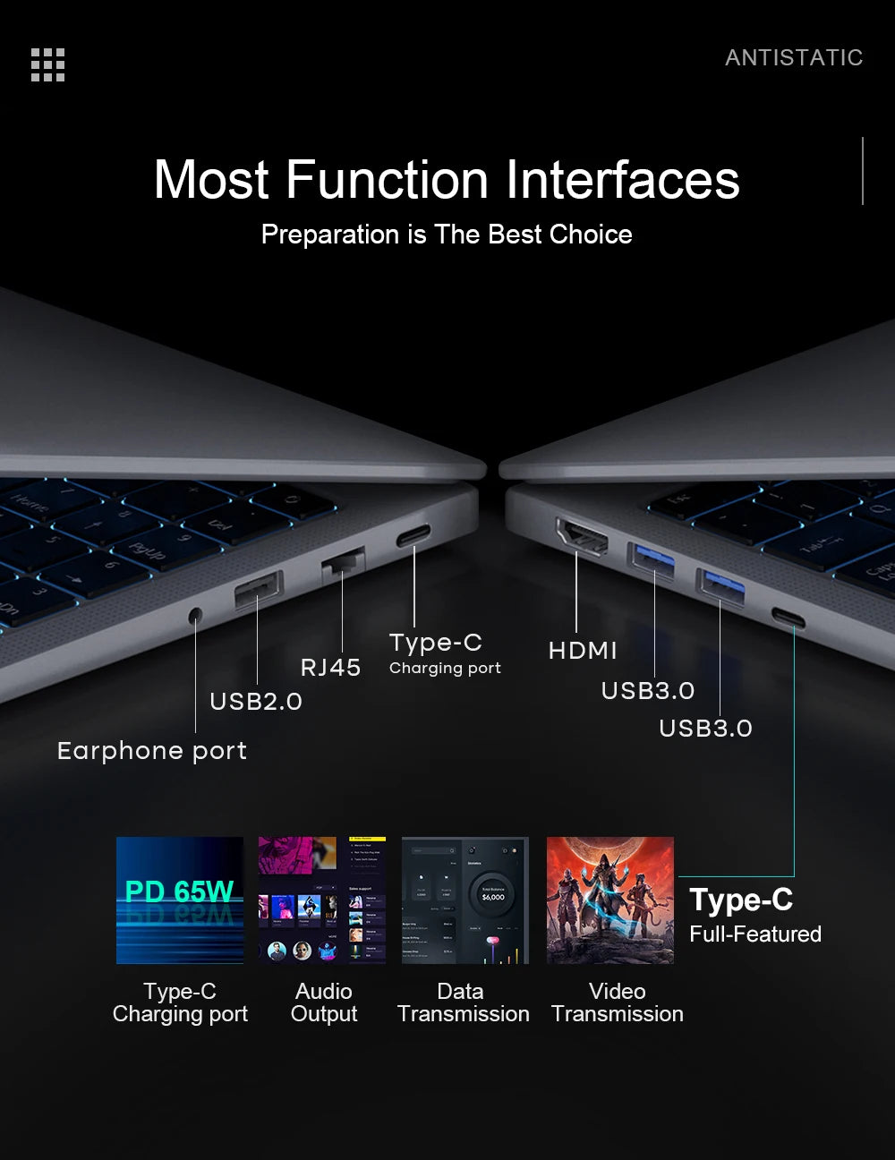 Laptop 16 inch 2.5K 120Hz Intel Core i9-12900HK WiFi 6 32GB RAM 1TB SSD Laptop Windows 11 pro Notebook Office Computer