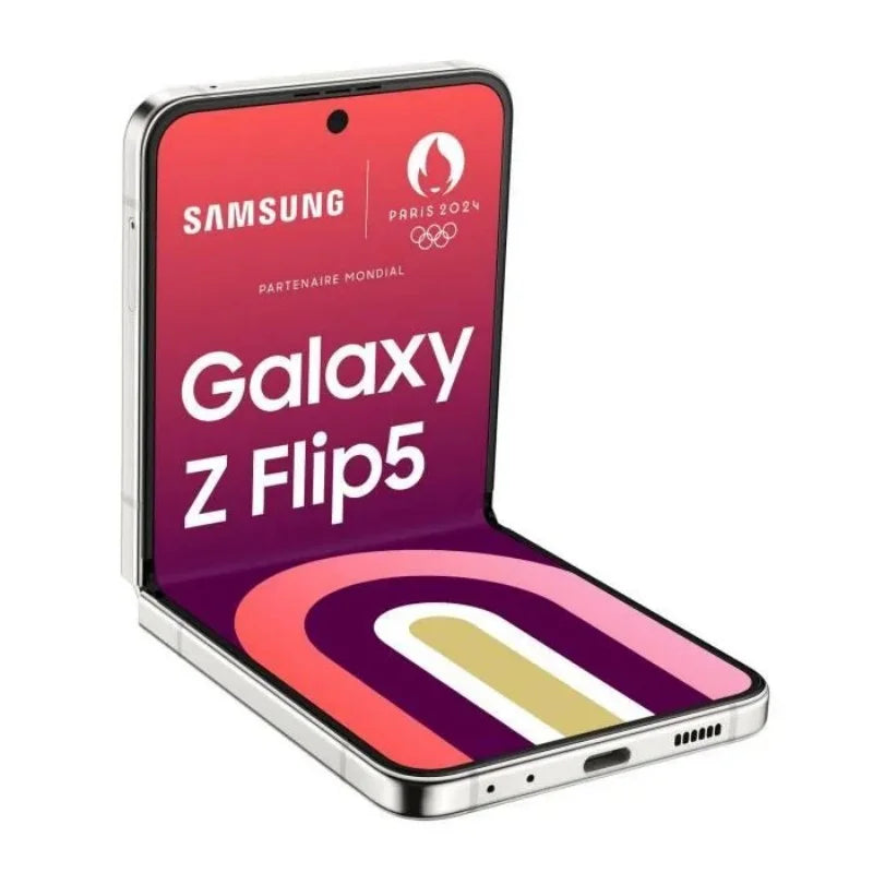 Refurbished Samsung Galaxy Z Flip 5 5G 6.7" F731U1 8+256/512GB AMOLED Unlocked Foldable Android CellPhone Excellent Condition