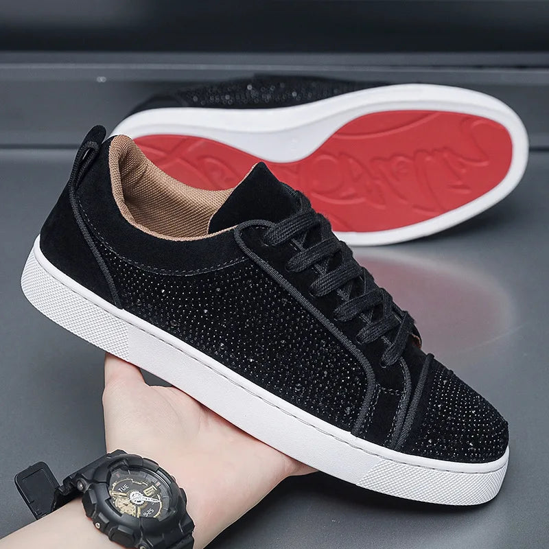 High Quality Mens Sneakers Non-slip Men Casual Shoes Fashion Outdoor Walking Shoe Designer Platform Shoes Lace-up Mens Shoes