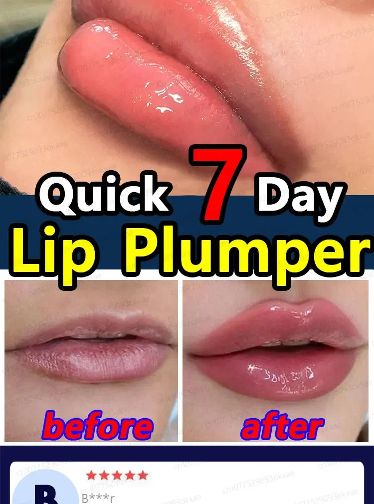 Lip plumping balm, quickly achieve extremely plump lips Instant Volumising Lip Plumper Oil Collagen Lip Gloss Moisturizer Repair