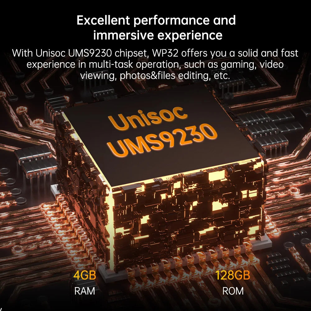 OUKITEL WP32 12GB(4+8) 128GB Mobile Phone IP68, Octa-Core, 6.0" HD+, Unbreakable Smartphone 6300mAh Android 13