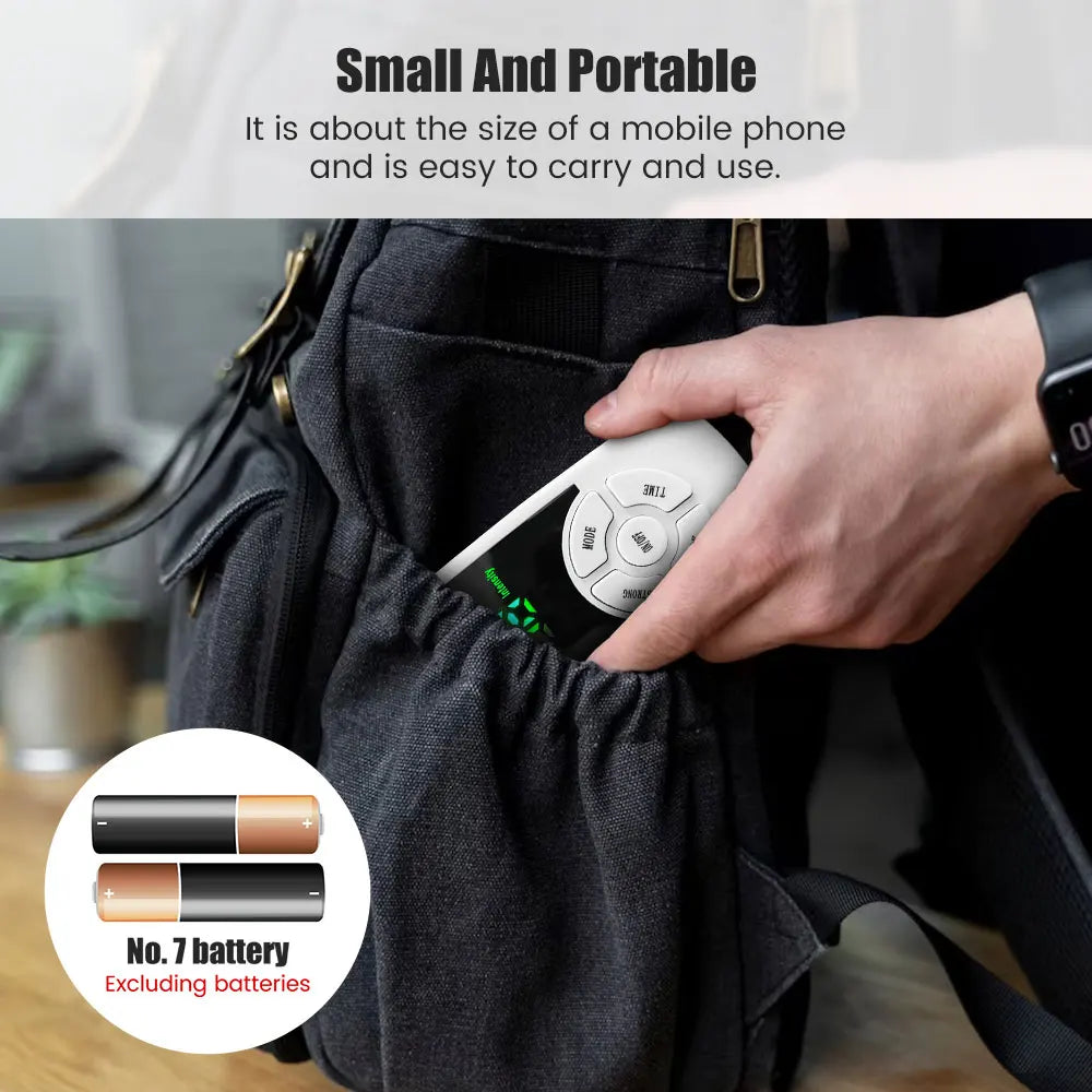 Electric Digital Tens Unit Acupuncture Pulse Massager Muscle Stimulator Therapy Pain Relief Meridian Full Body Massage Device