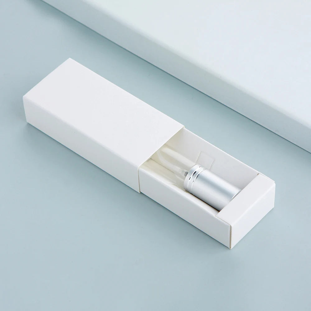 50 件/批 5ml 香水瓶配香水紙盒香水可填充霧化器噴霧瓶噴霧器定制 LOGO 另付費