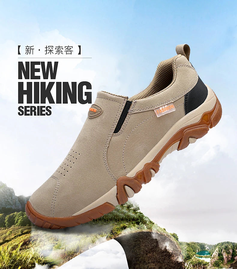 2023 New Outdoor Hiking Camping Light Running Lucky Shoes Jogging Casual Sports Men's Shoes Non Slip Loafers Hiking Shoes 39-46