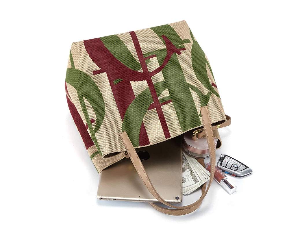 Multi-coloured Colour Retro Style Women's Large Capacity Handbags Multi-coloured Available Classic Multi-purpose Women's Handbag