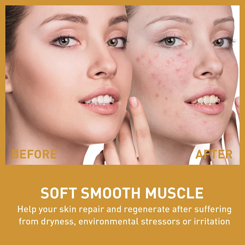 Rice Raw Pulp Serum Hyaluronic Acid Face Essence Nourishing Moisturizing Whitening Anti-Wrinkle Brighten Smooth Facial Skin Care