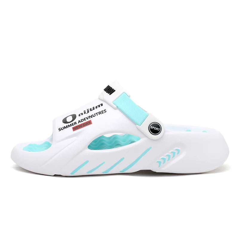 Men Slippers 2025 New Summer EVA Soft-soled Platform Slides Sandals Indoor Outdoor Walking Beach Shoes Flip Flops Mens Shoes