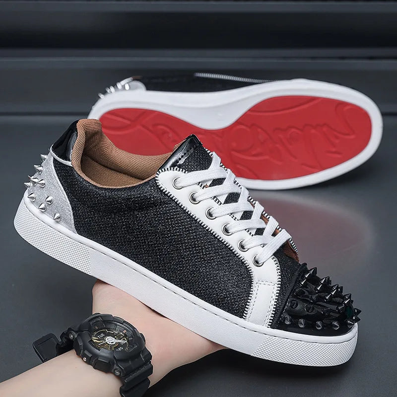 High Quality Mens Sneakers Non-slip Men Casual Shoes Fashion Outdoor Walking Shoe Designer Platform Shoes Lace-up Mens Shoes
