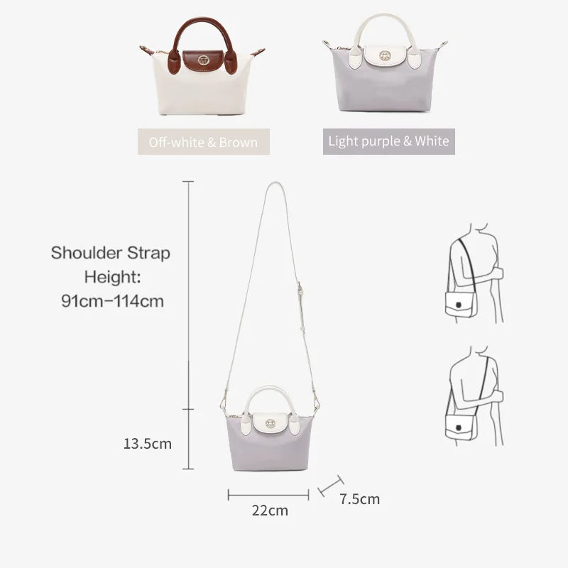 FOXER Fashion Women's Handbag Trapeze Bag 2025 New Summer Casual Crossbody Purse Female Shoulder Bag as Gift