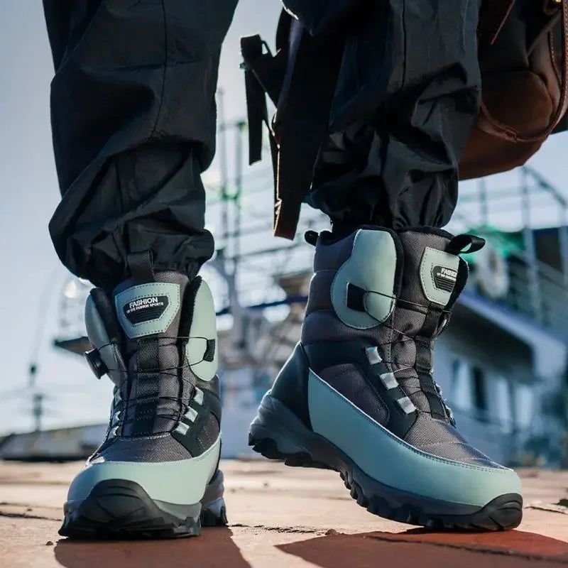 2025 Winter New Thick-soled Non-slip Comfortable Lightweight Velvet Outdoor Cotton Boots Men