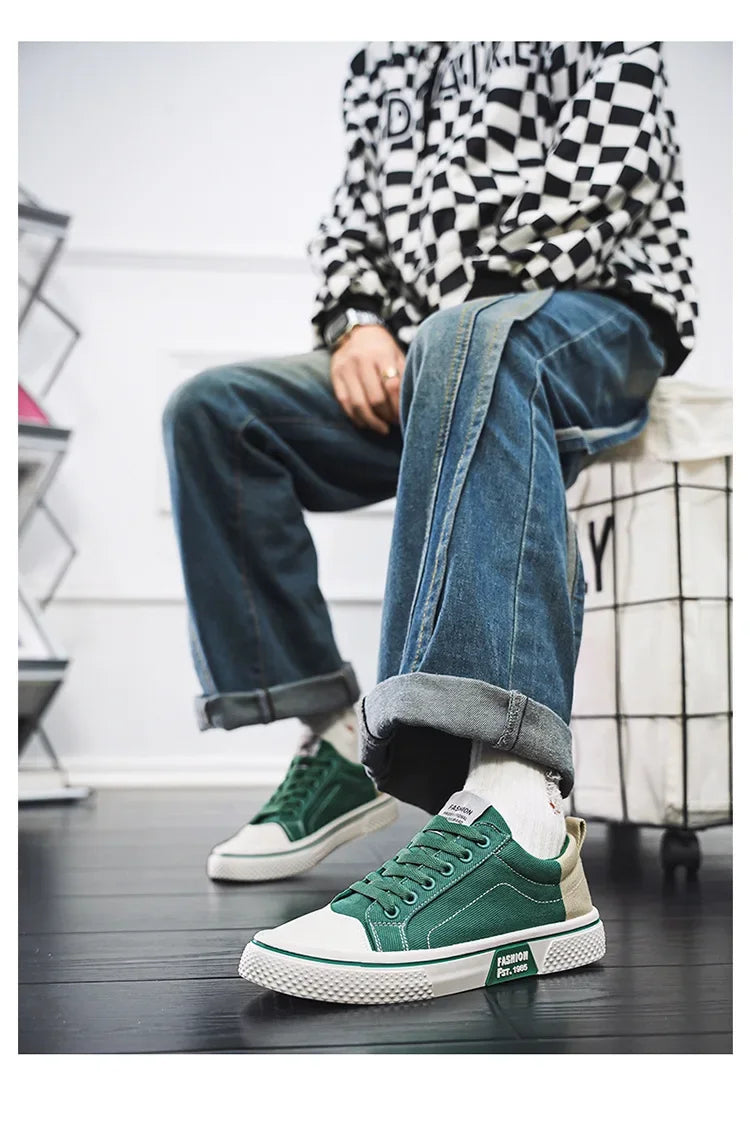 High Quality Men Canvas Shoes Original Designer Casual Shoes Hot Sale Sneakers for Men Platform Vulcanize Shoe Zapatillas Hombre