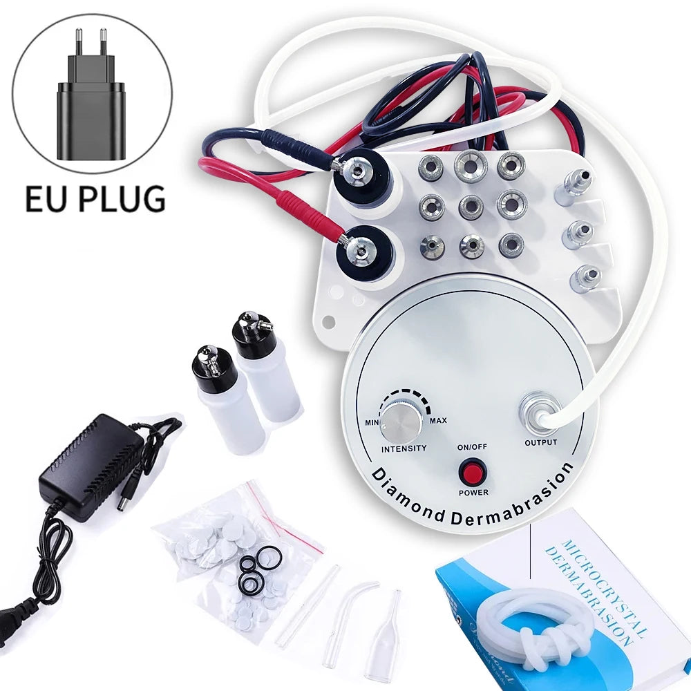 Combo Beauty Tool Set Diamond 3 In 1 Scar Microdermabrasion Dermabrasion Machine Water Spray Exfoliation Wrinkle Face Peeling