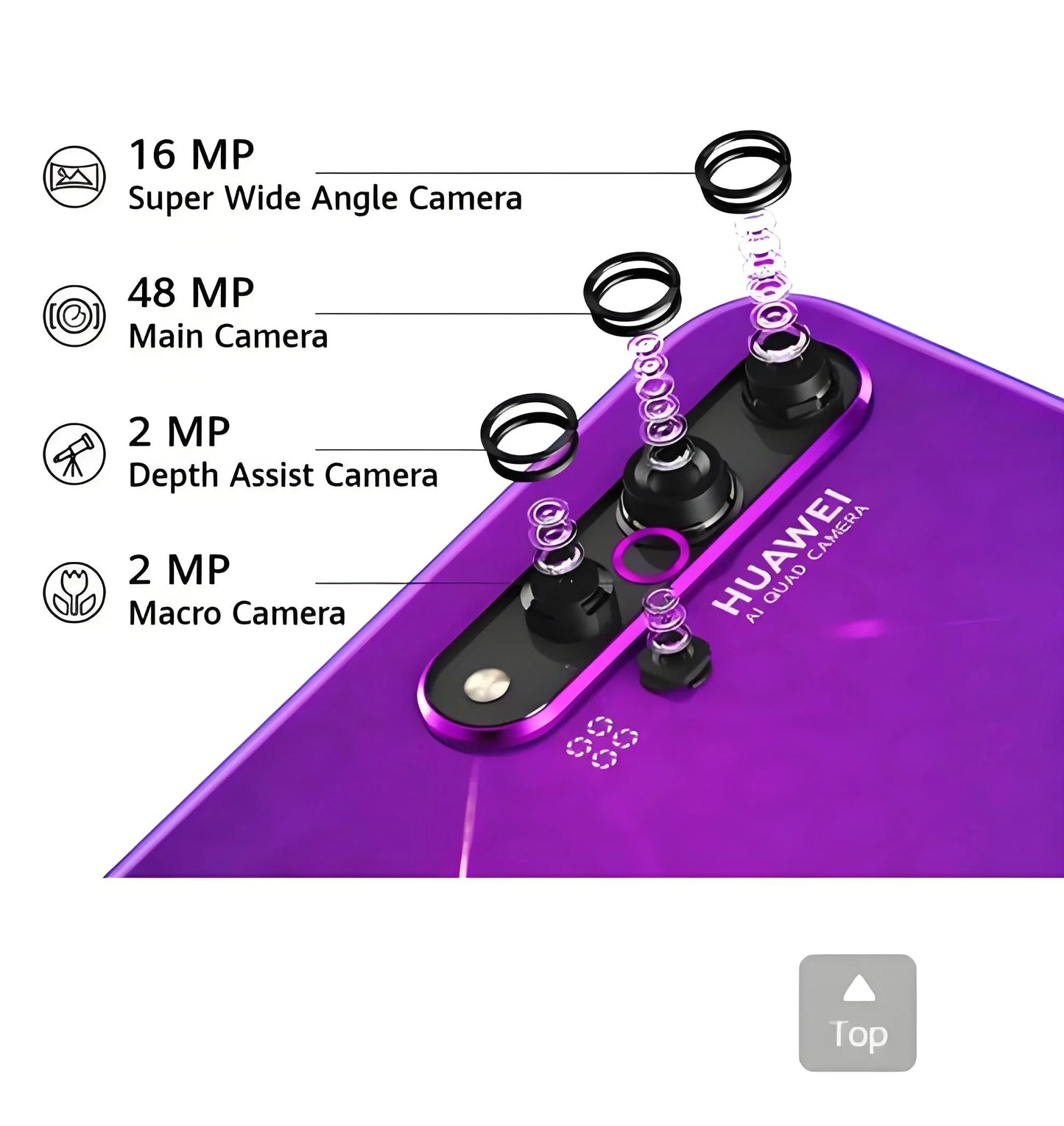 HUAWEI Nova 5T Smartphones Android Google Play Store 48MP Camera 6.26 inch 128GB 256GB ROM Mobile phones 4G Network Cell phone