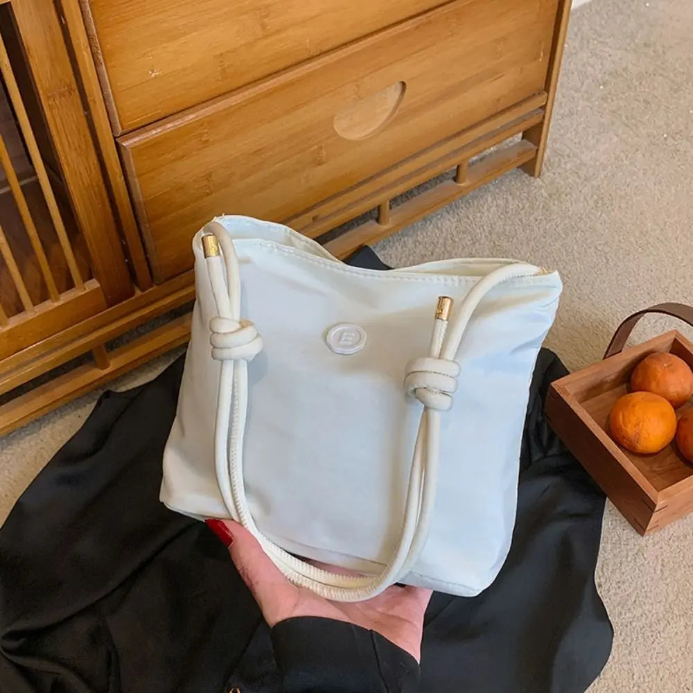 Women Girls Small Tote Bag Fashion Women Nylon Top Handbag New Large Capacity Tote Bag Purse Ladies Shoulder Bag