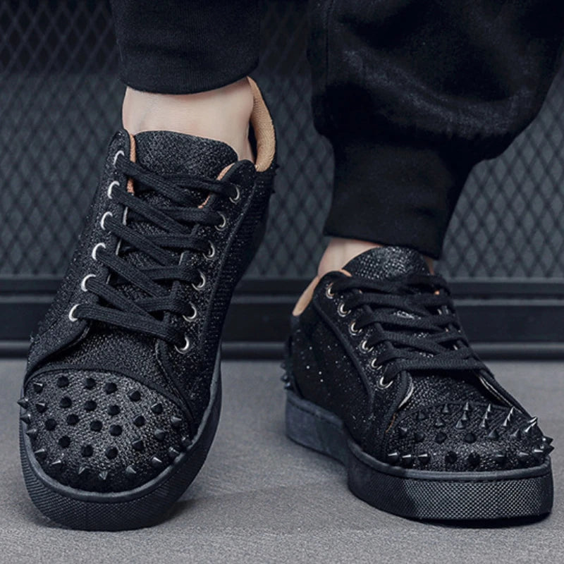 High Quality Mens Sneakers Non-slip Men Casual Shoes Fashion Outdoor Walking Shoe Designer Platform Shoes Lace-up Mens Shoes