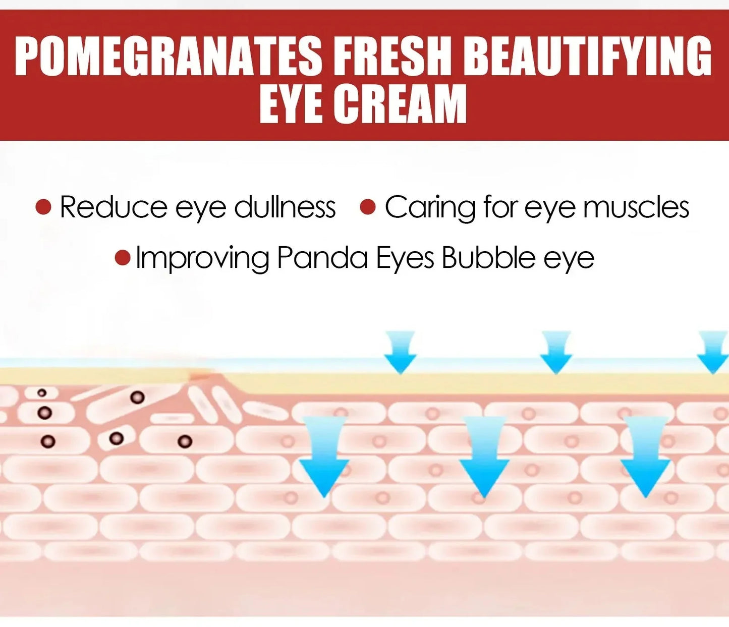 Instant Eye Bag Remove Eye Cream Anti Fat Particles Dark Circles Puffiness Fade Fine Lines Lift Brighten Korean Beauty Eye Care