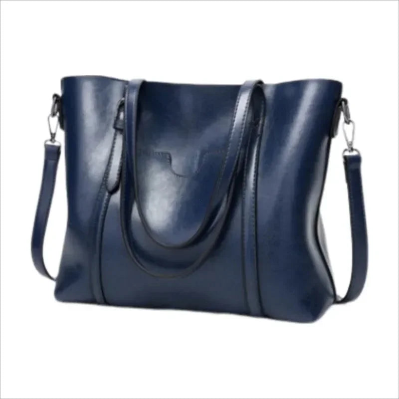 Shoulder Bags for Women Oil Wax Leather Handbag Tote Crossbody Bag Vintage Satchels Women Bags Designer Handbag High Quality