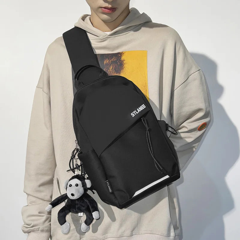 Fashion New Waist Bag Street Trend Chest Pack Shoulder Bag Unisex High Quality Nylon Belt Bags Brand Designer Phone Pack Purse