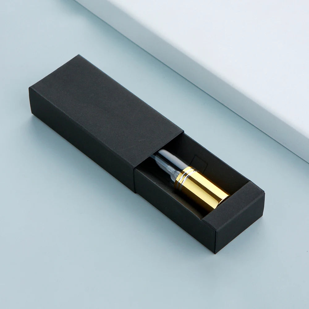 50 件/批 5ml 香水瓶配香水紙盒香水可填充霧化器噴霧瓶噴霧器定制 LOGO 另付費