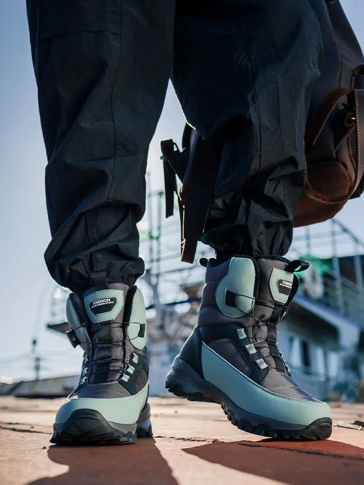 2025 Winter New Thick-soled Non-slip Comfortable Lightweight Velvet Outdoor Cotton Boots Men