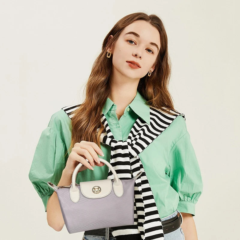 FOXER Fashion Women's Handbag Trapeze Bag 2025 New Summer Casual Crossbody Purse Female Shoulder Bag as Gift