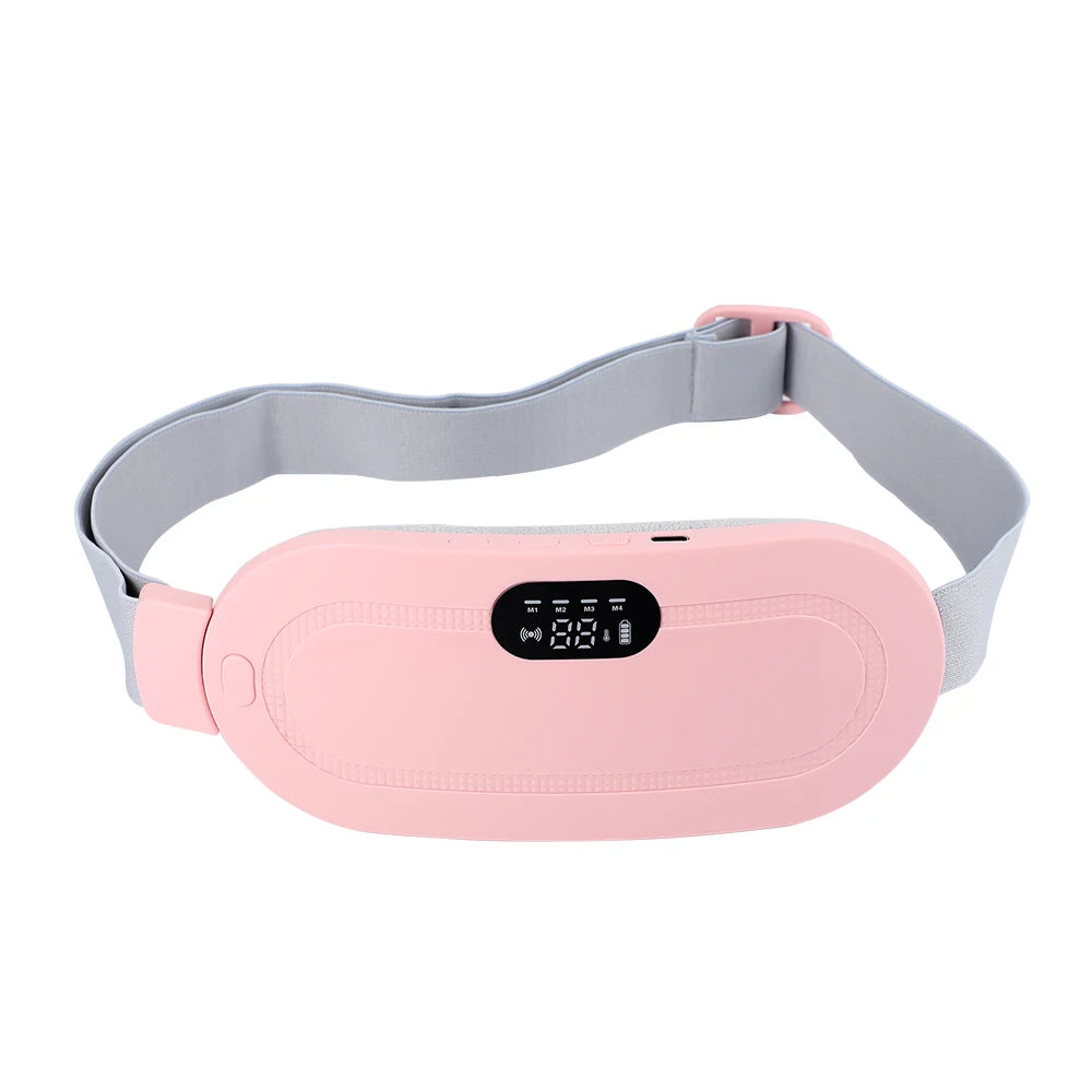 Portable Menstrual Heating Pad Warm Palace Waist Belt Period Cramp Massager Menstrual Heating Pad Dysmenorrhea Relieving Belt