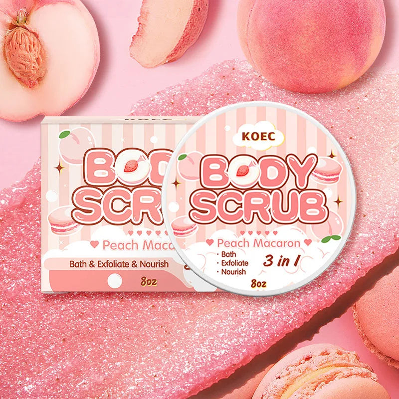 Fruity Body Scrub Remove Grease, Clean Body And Bath Salt. Moisten Prevent Dry Skin Scrub Cream Body Cleaning Products