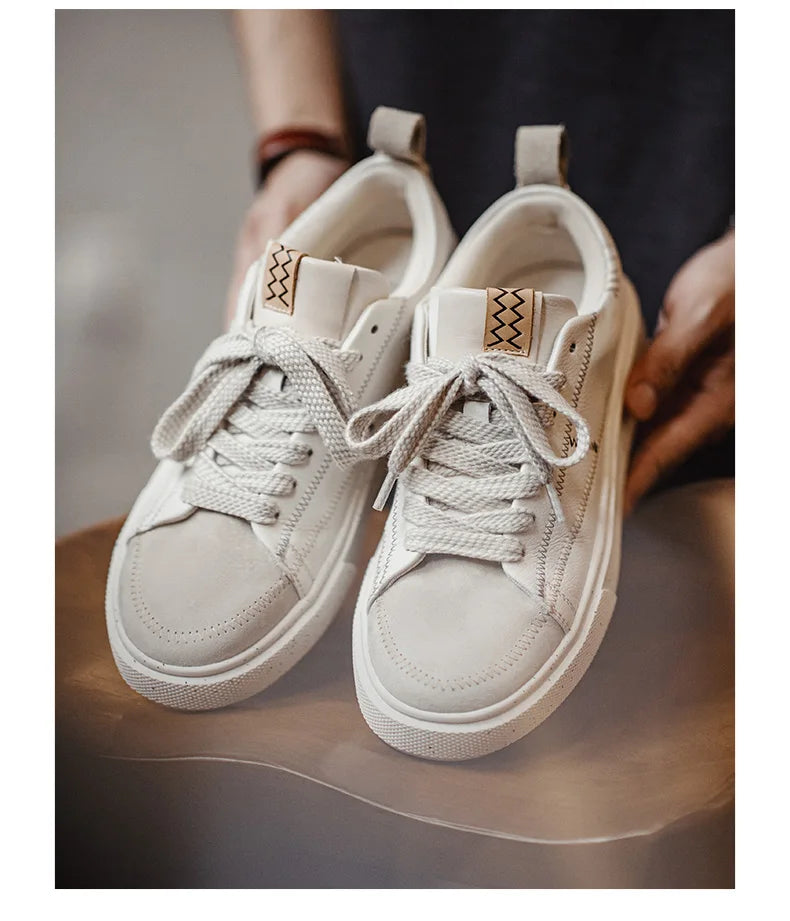 Maden Splash Ink Retro Board Shoes Men's Summer New Low Top Casual Shoes Versatile Rubber Thick Bottom Board Shoes Sneakers