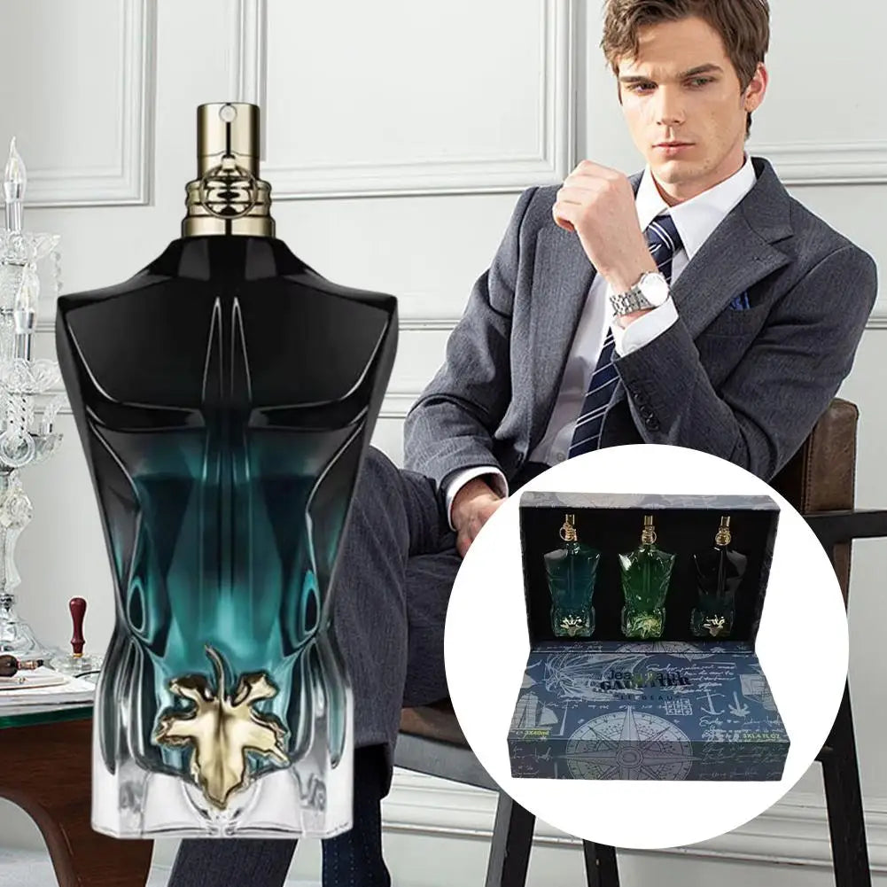 高緹耶裸男香水組男士香水費洛蒙噴霧古龍水香水持久迷人商務男士香水