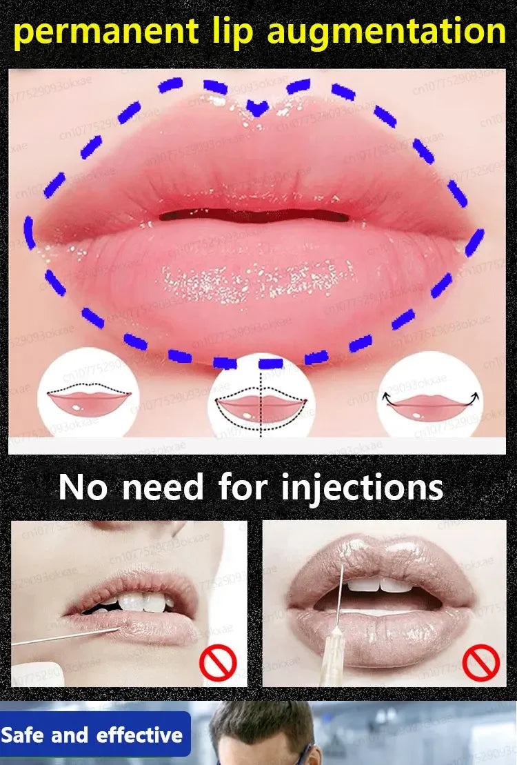 Lip plumping balm, quickly achieve extremely plump lips Instant Volumising Lip Plumper Oil Collagen Lip Gloss Moisturizer Repair