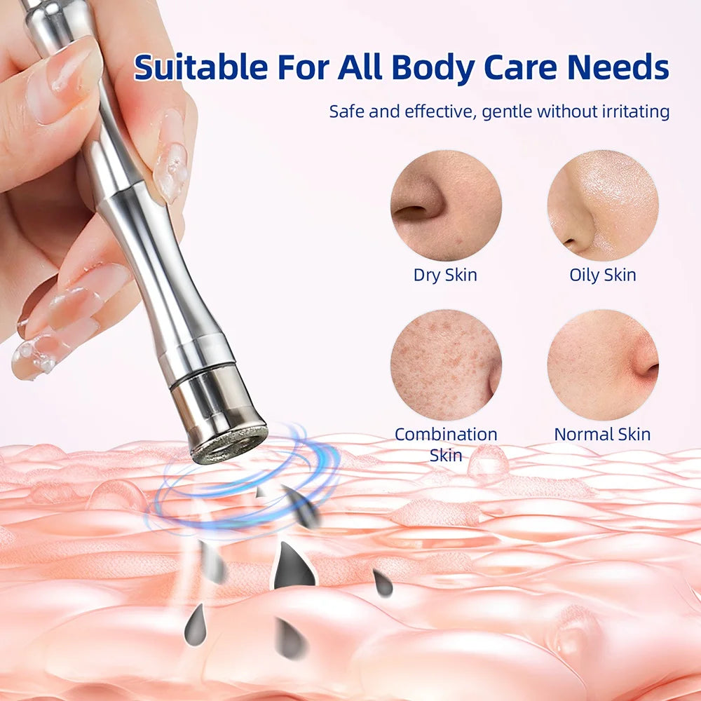 9 Tips 3 Wands Diamond Dermabrasion Accessory Tips For Facial Skin Peeling Blackhead Remover Face Care Beauty