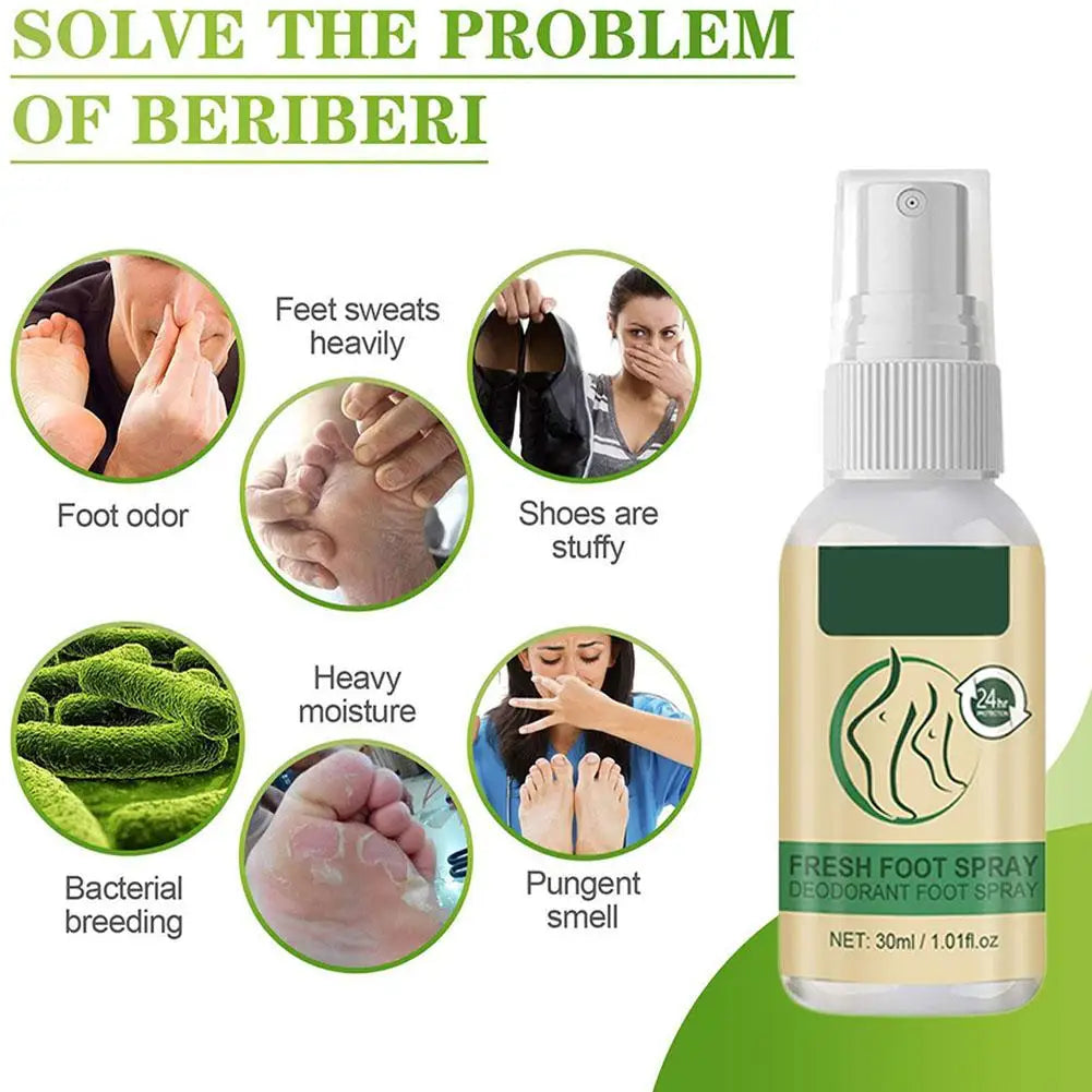 Foot Deodorant Spray Prevent Stinky Feet Non Pungent Removal Fragrance Spray Foot Relieve Moisturize Anti-sweat Dry Skin Ca D0T3