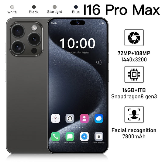 這款手機殼適用於 i16 pro max 5G Android14 Snapdragon 8th Generation 3 Memory Facial Unlock