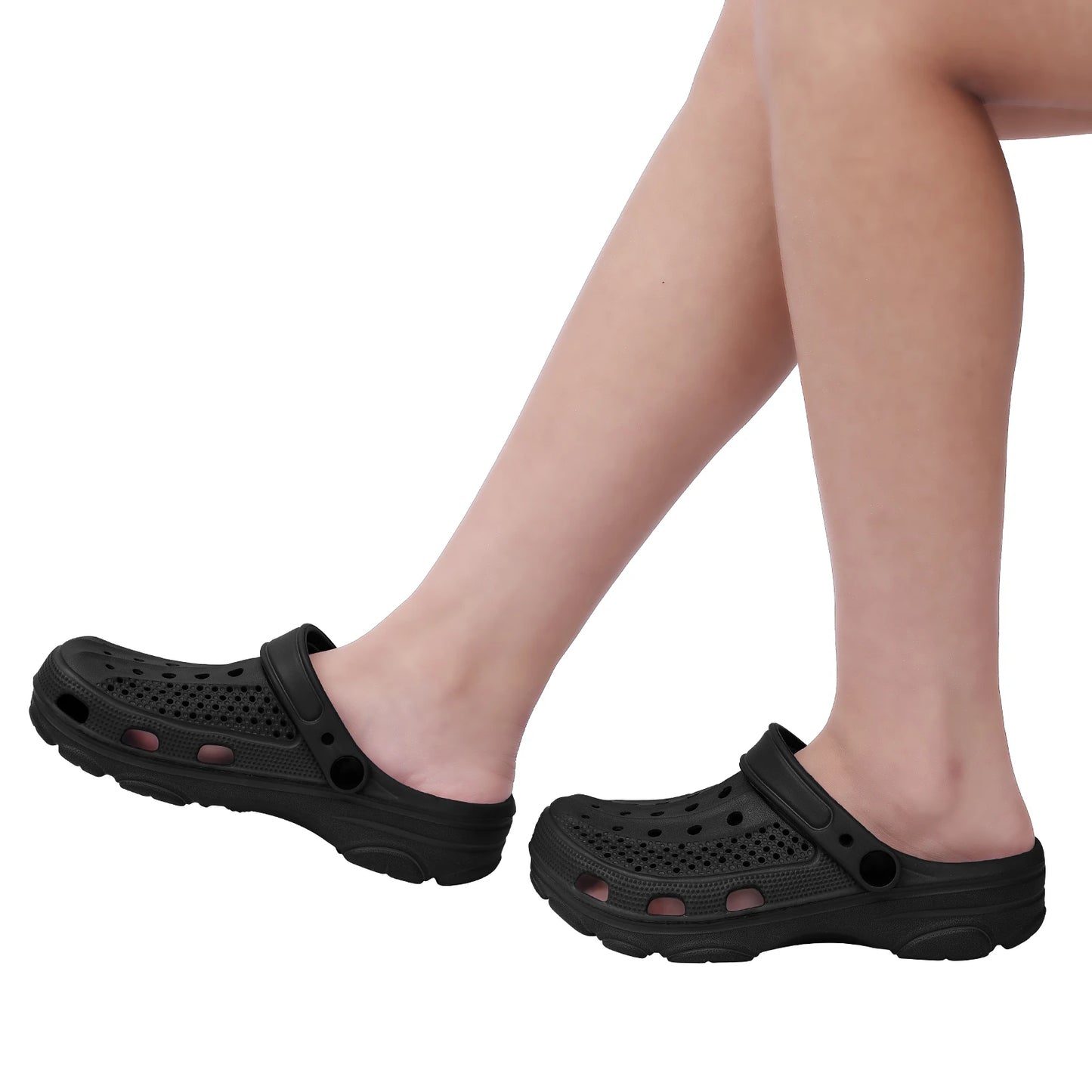 Shevalues Fashion Men Clogs Slippers Casual Hole Beach Sandals Outdoor Men Garden Shoes Summer Soft Sandals Home Bathroom Slides