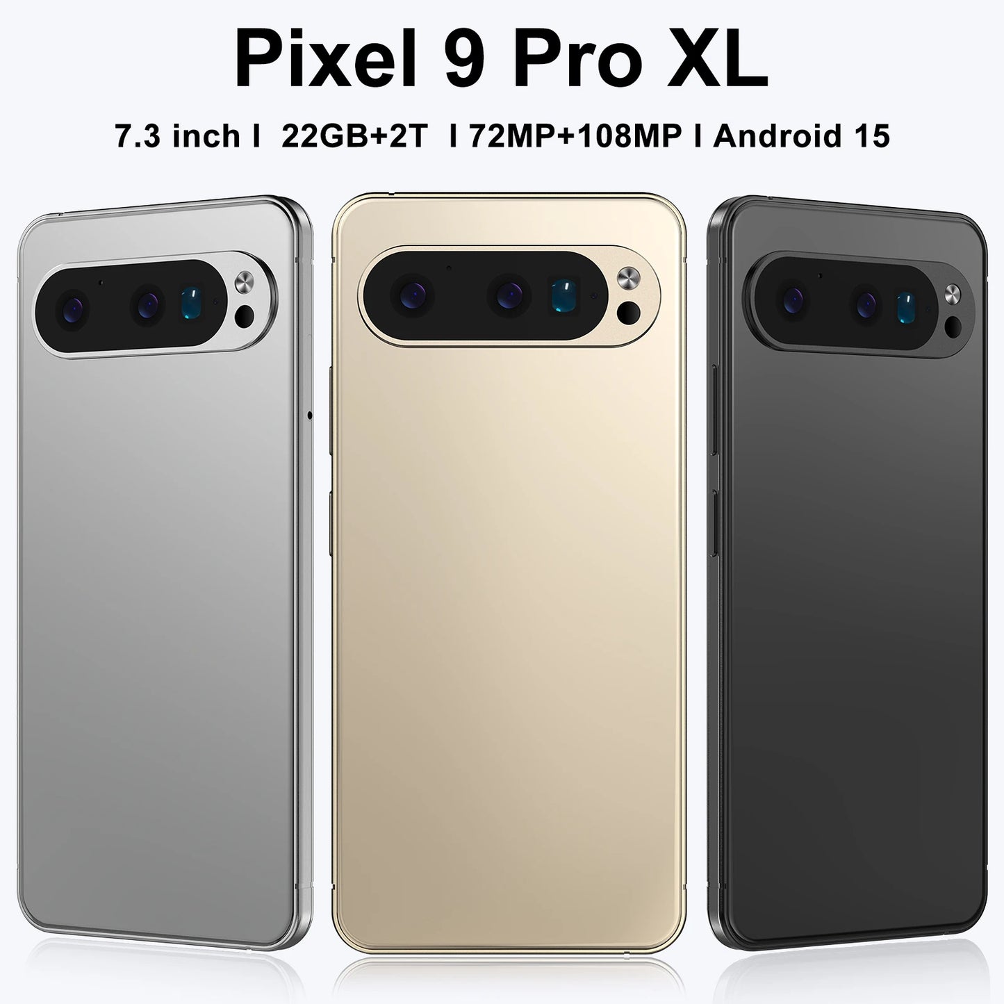 Global Version Original Pixel 9 Pro XL Smartphone 7.3 FHD 22G 2TB 8800mAh 78+108MP 4/5G Android Network Phone Unlocked