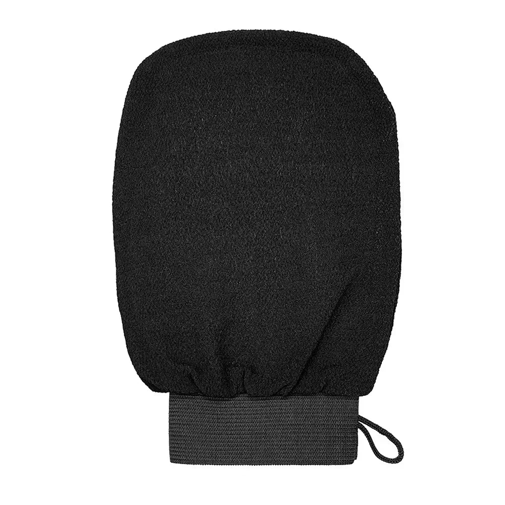 Black Bath Gloves Body Scrub Exfoliating Gloves Dead Skin Remover Shower Brush Facial Massage Deep Cleansing Towel Bathing Tool