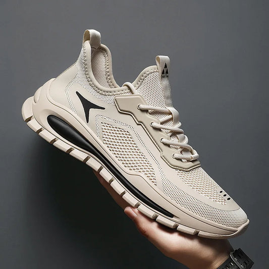 Men's Sports and Casual Shoes 2023 Summer New Lace up Running Shoes Fashion Korean Breathable Men's Shoes