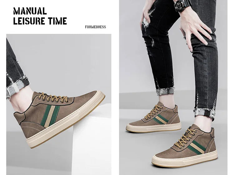 Men's Elevator Shoes Increase 6cm Sneakers Men Sports Shoes Leisure Inner Height Increasing Shoes Hidden Heels Shoes Size 38-44